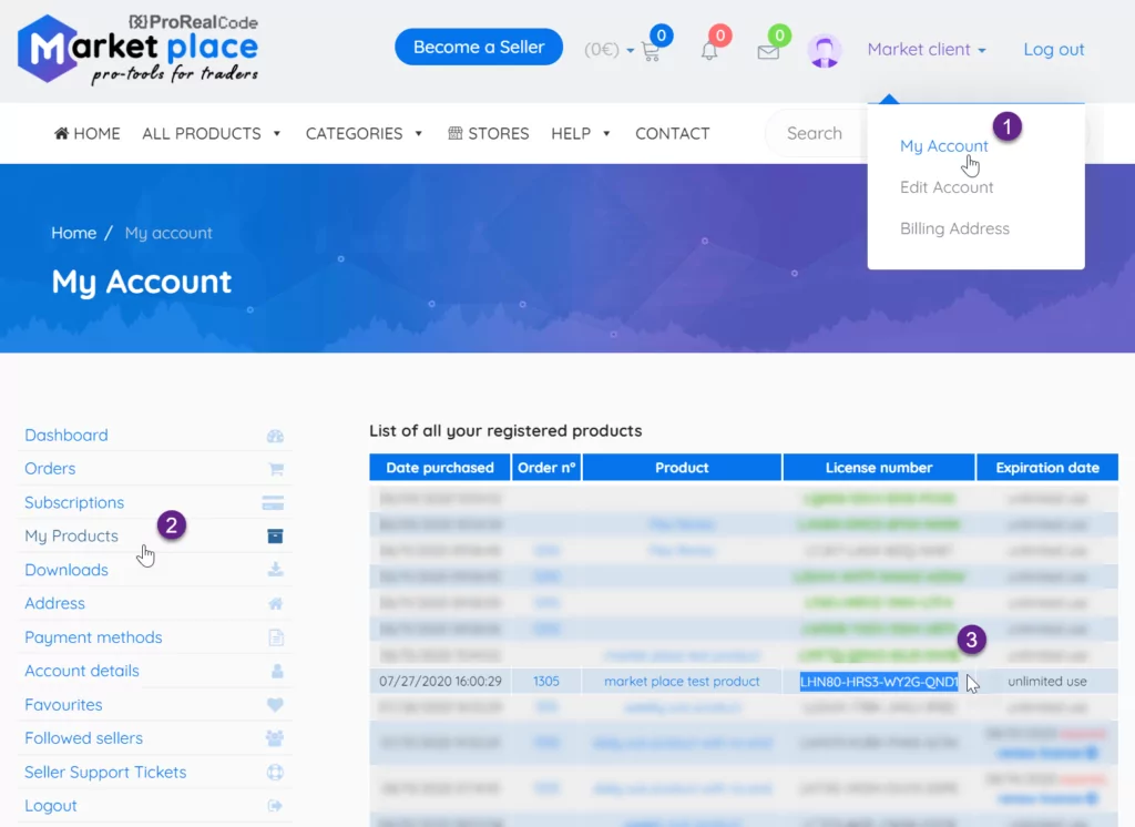 Marketplace Prorealcode