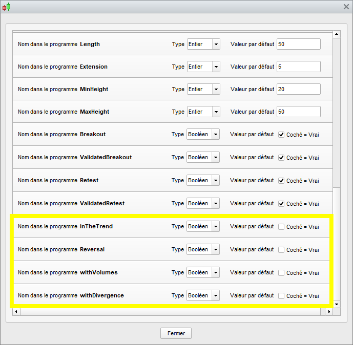 Ultimate Breaker Screener: Filters