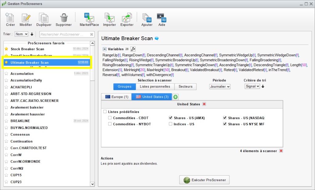 Ultimate Breaker Screener ProScreener