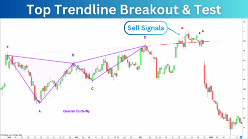 Harmonic Pattern Top Line Breakout