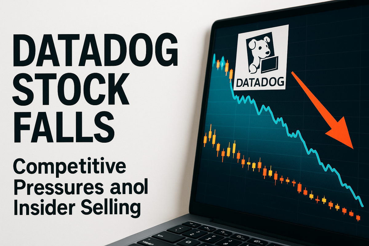Datadog Stock Falls Amid Competitive Pressures and Insider Selling