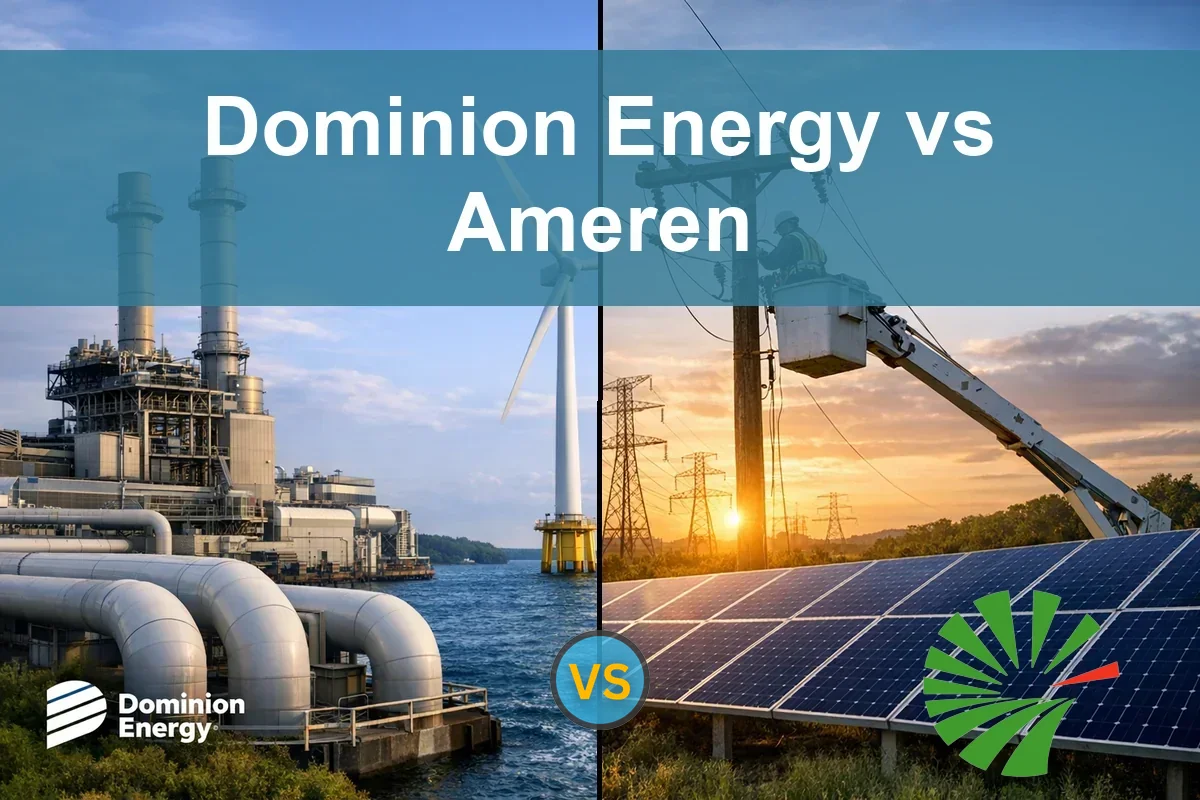 Read more about the article Dominion Energy vs Ameren: Evaluating Utility Investment Potential