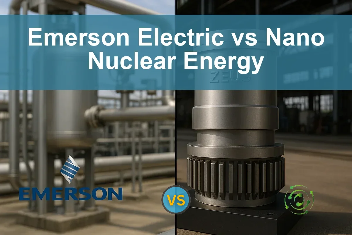 Read more about the article Emerson Electric vs Nano Nuclear Energy: Which Holds More Potential?
