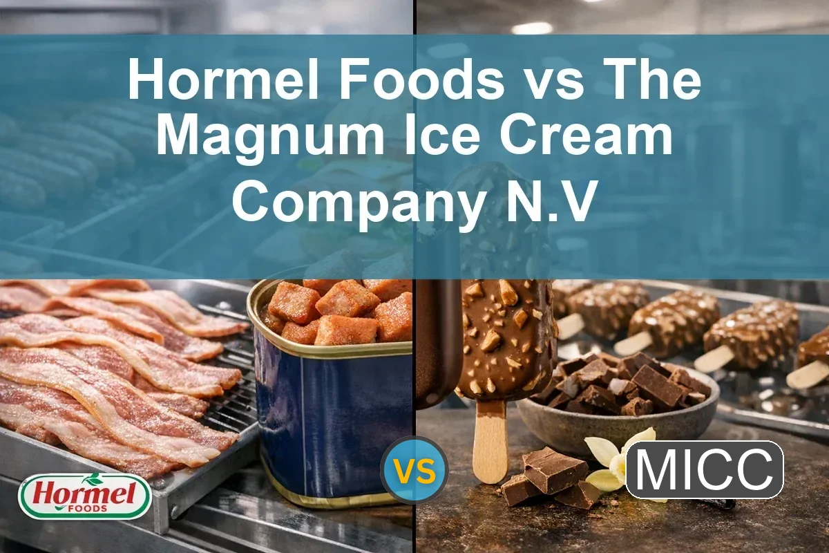 Hormel Foods vs The Magnum Ice Cream Company N.V: Company Comparison