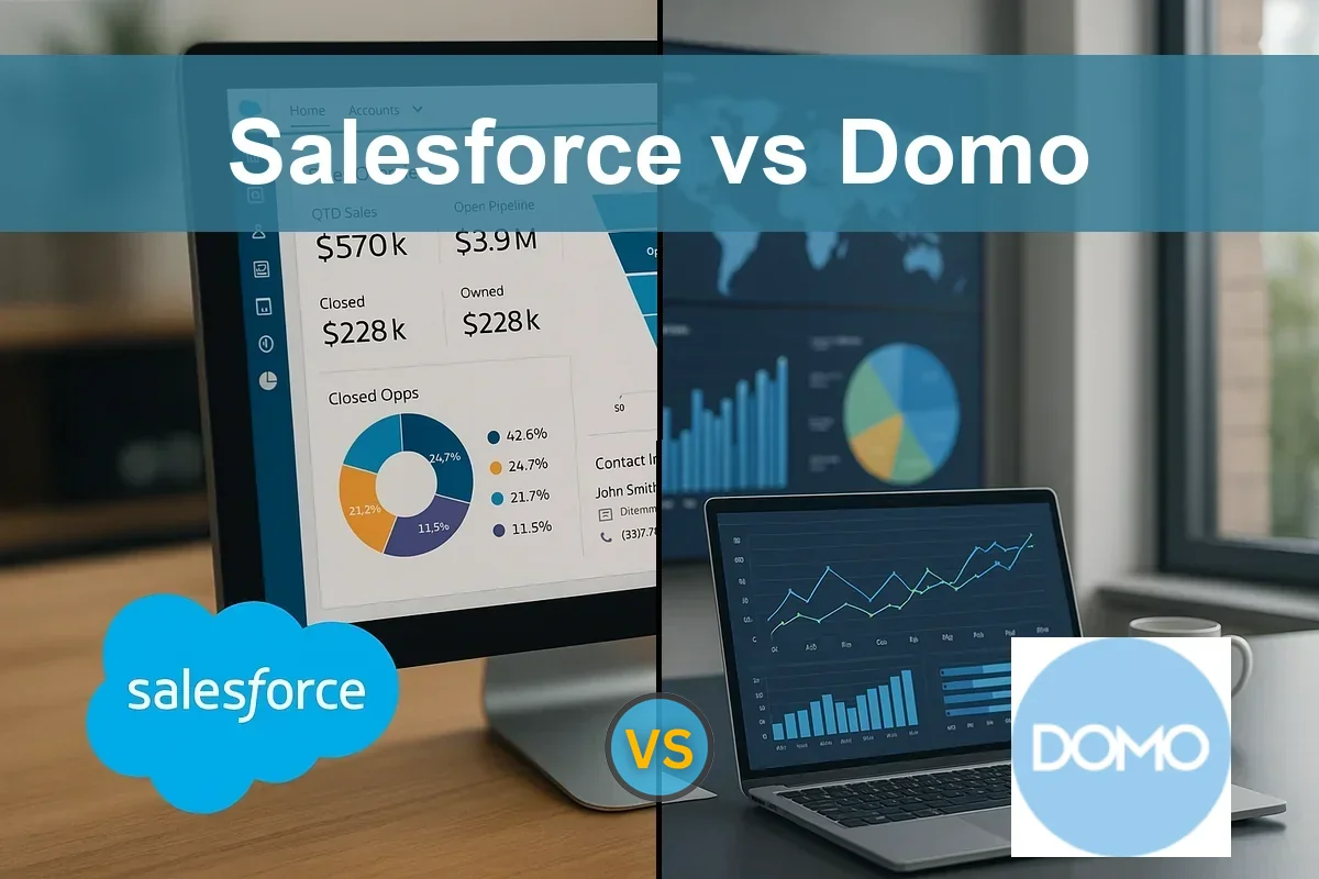 Read more about the article Salesforce vs Domo: Assessing Growth and Risks for Investors