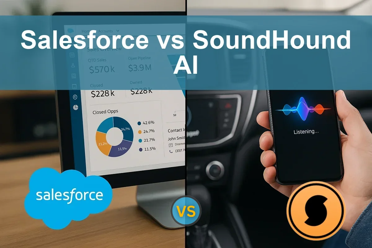 Read more about the article Salesforce vs SoundHound AI: Evaluating Growth and Risks