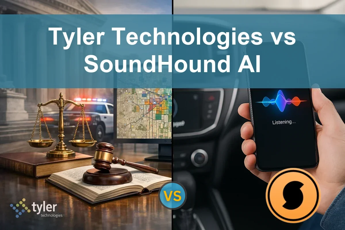Read more about the article Tyler Technologies vs SoundHound AI: Evaluating Growth and Risks