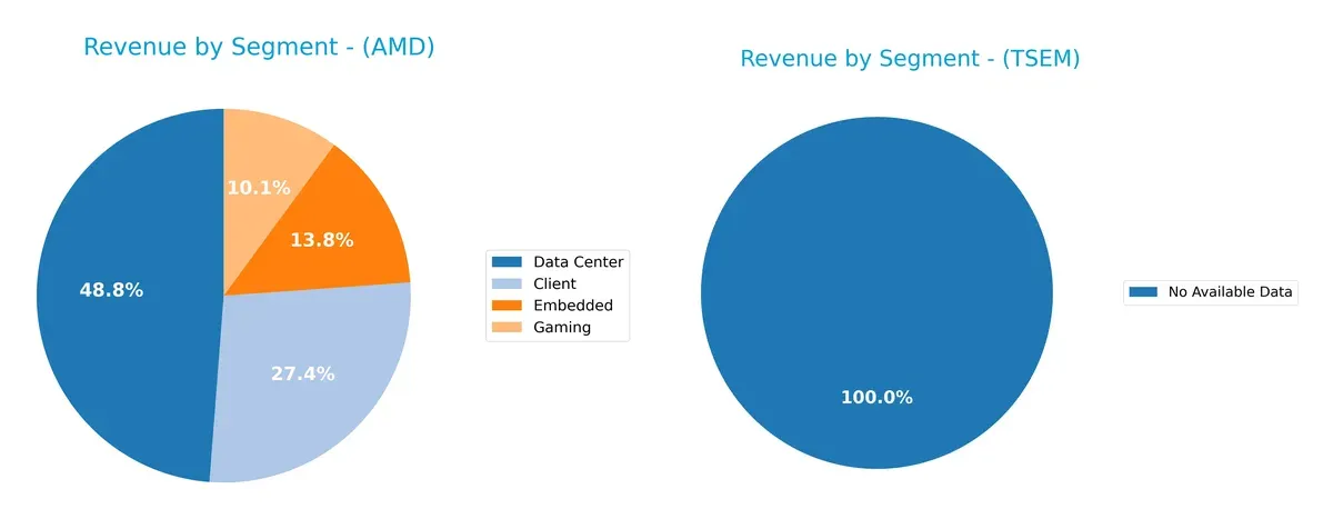 revenue by segment comparison