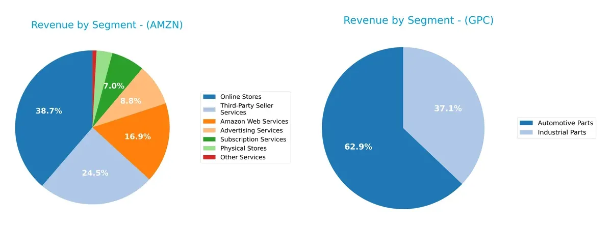 revenue by segment comparison