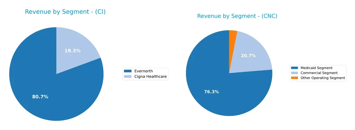 revenue by segment comparison