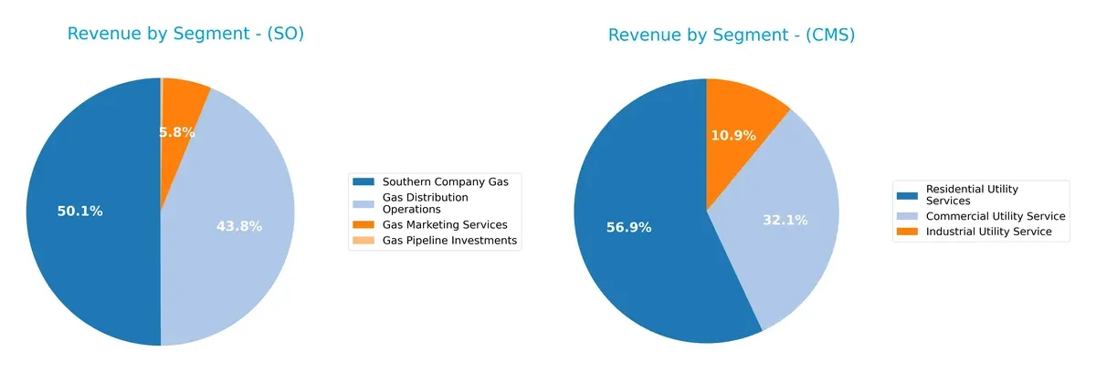 revenue by segment comparison