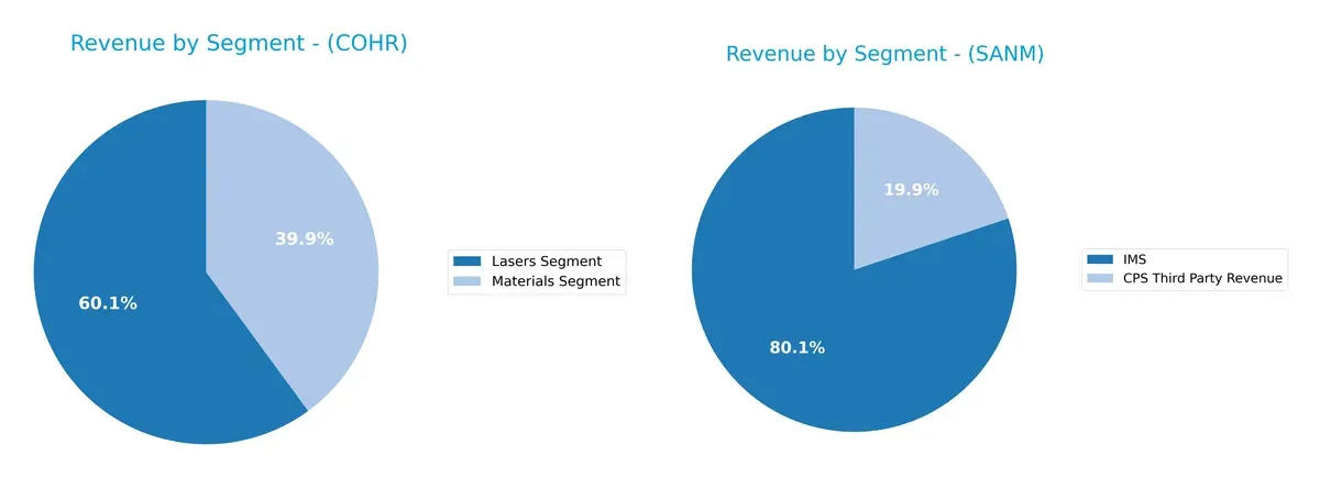 revenue by segment comparison