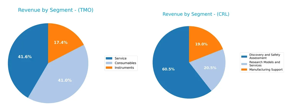 revenue by segment comparison