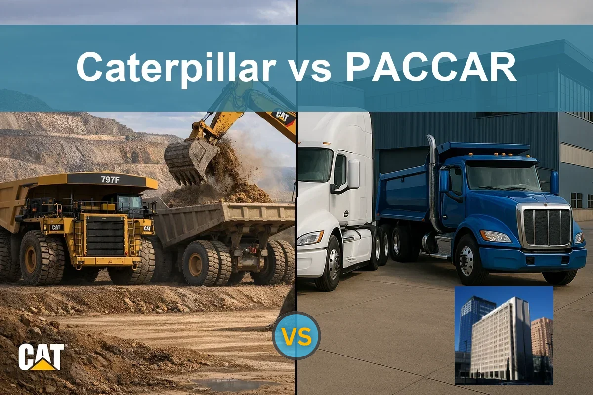 Read more about the article Caterpillar vs PACCAR: Which Industrial Giant Excels?