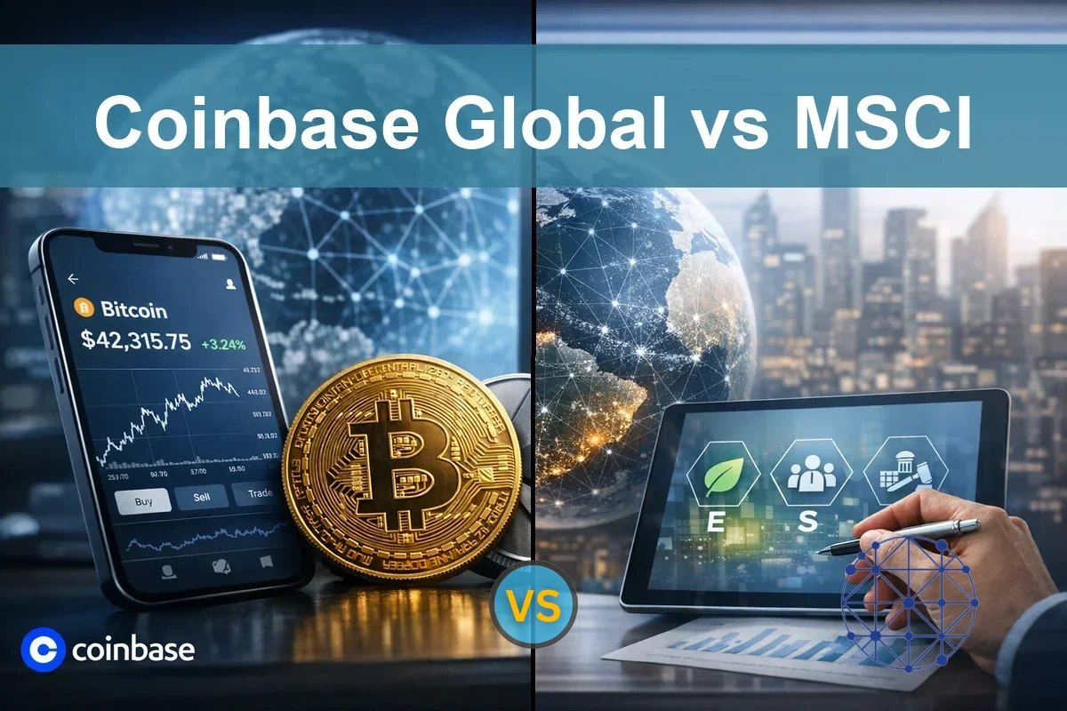 Read more about the article Coinbase vs MSCI: Unpacking Growth and Stability for Investors
