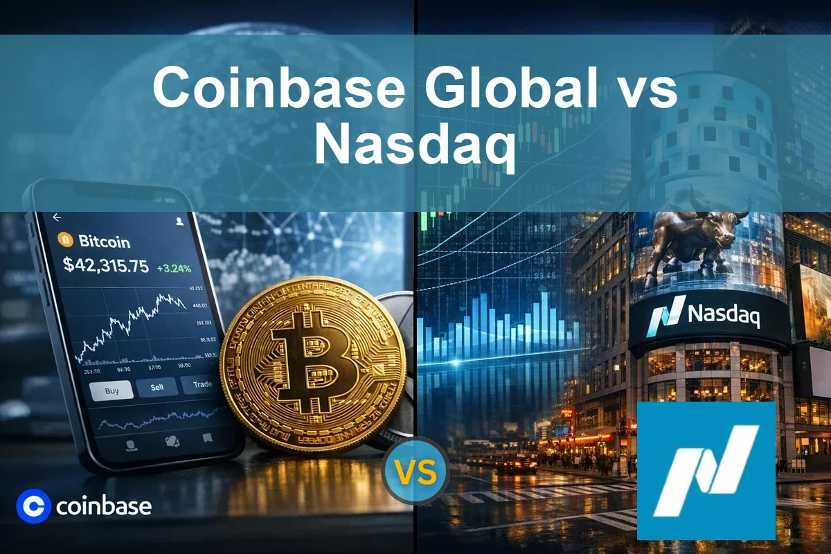 Read more about the article Coinbase vs Nasdaq: Which Offers Stronger Growth Potential?