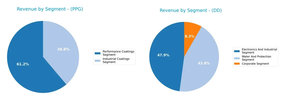 revenue by segment comparison