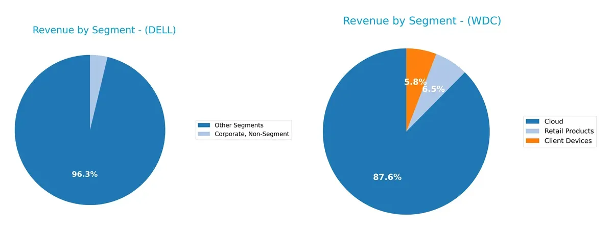 revenue by segment comparison