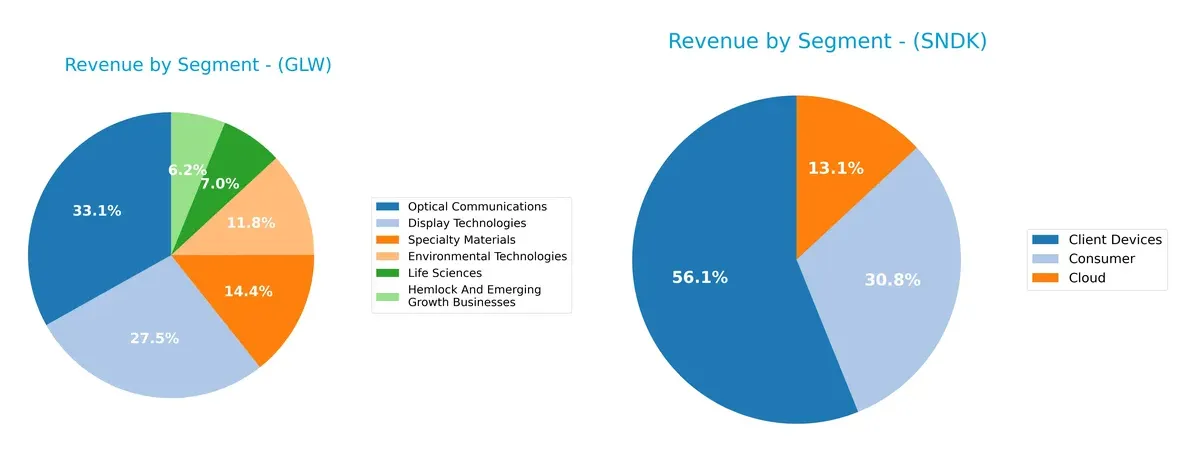 revenue by segment comparison