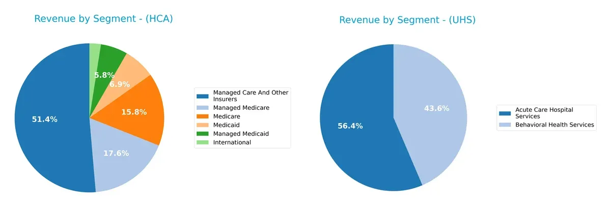 revenue by segment comparison