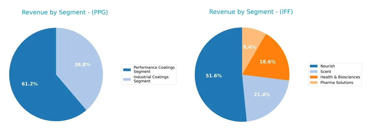revenue by segment comparison