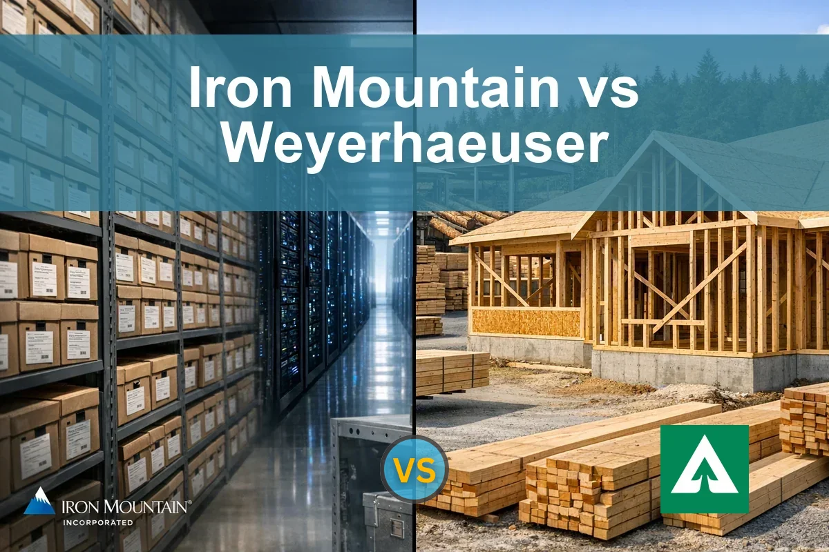 Read more about the article Iron Mountain vs Weyerhaeuser: Which REIT Outperforms?