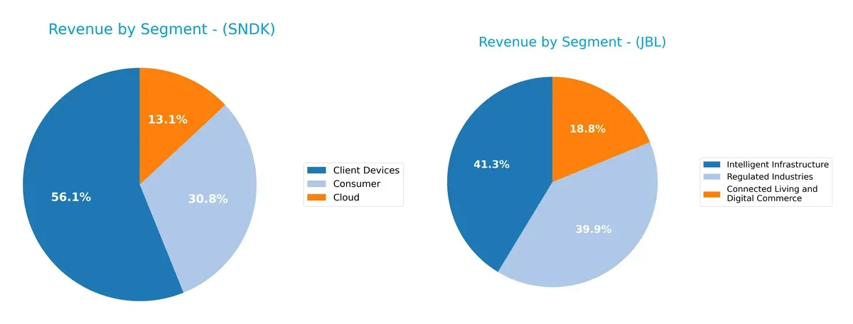 revenue by segment comparison