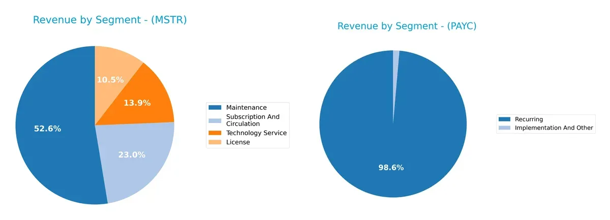 revenue by segment comparison