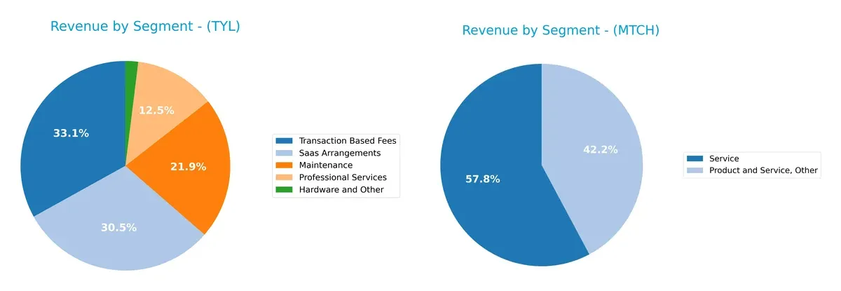 revenue by segment comparison