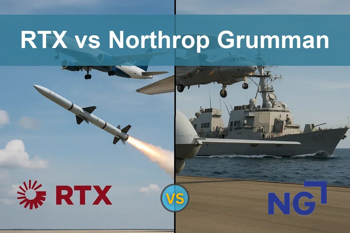 Read more about the article RTX vs Northrop Grumman: Which Aerospace Giant Leads Value?
