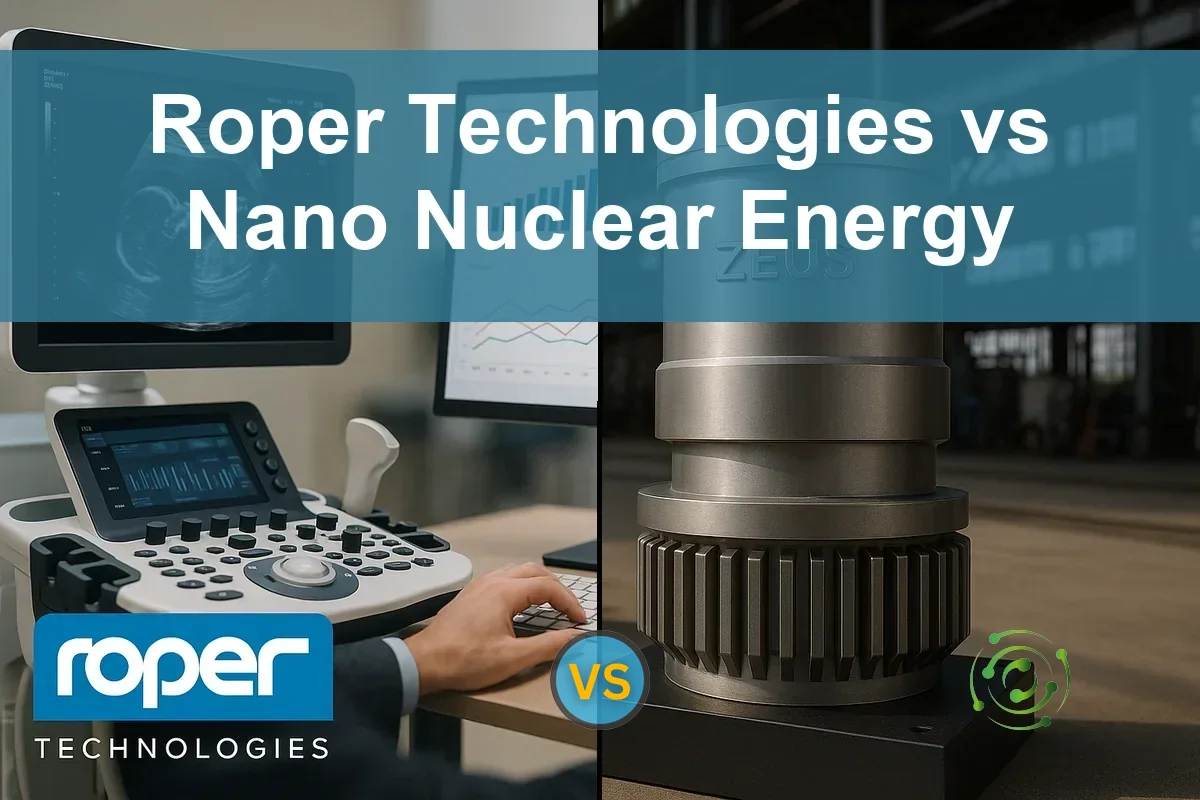 Read more about the article Roper Technologies vs Nano Nuclear Energy: Evaluating Growth and Risk