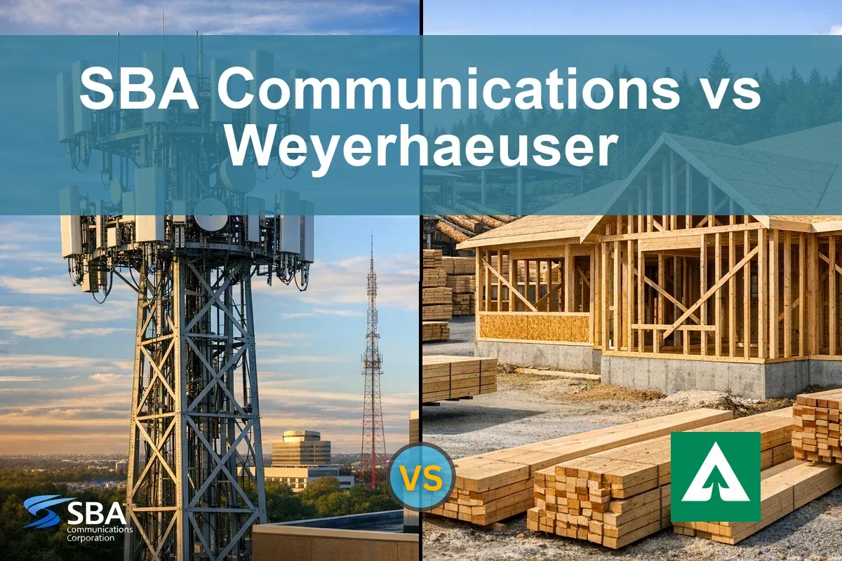 Read more about the article SBA Communications vs Weyerhaeuser: Which REIT Offers More Value?