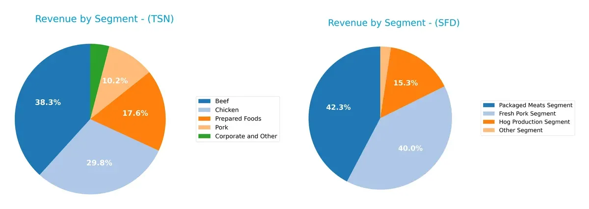 revenue by segment comparison