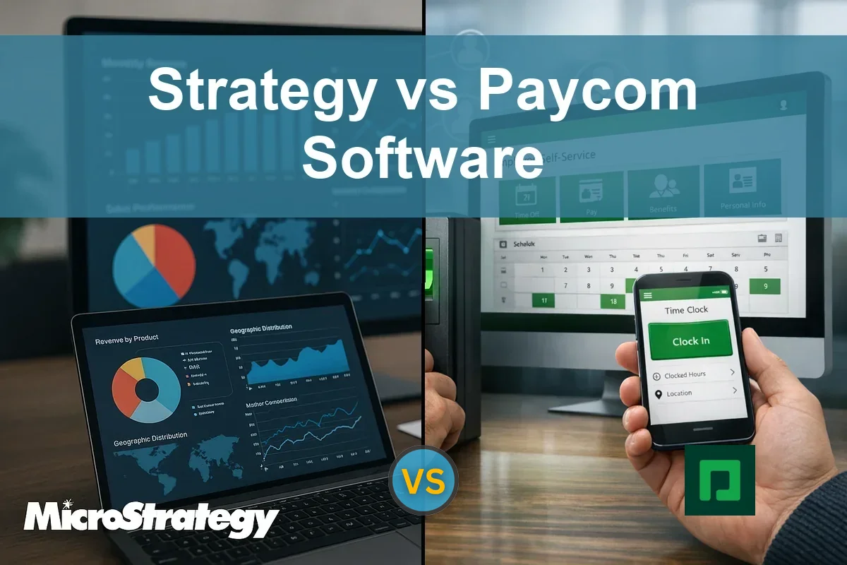 Read more about the article Strategy vs Paycom: Which Software Stock Shows Stronger Growth Potential?