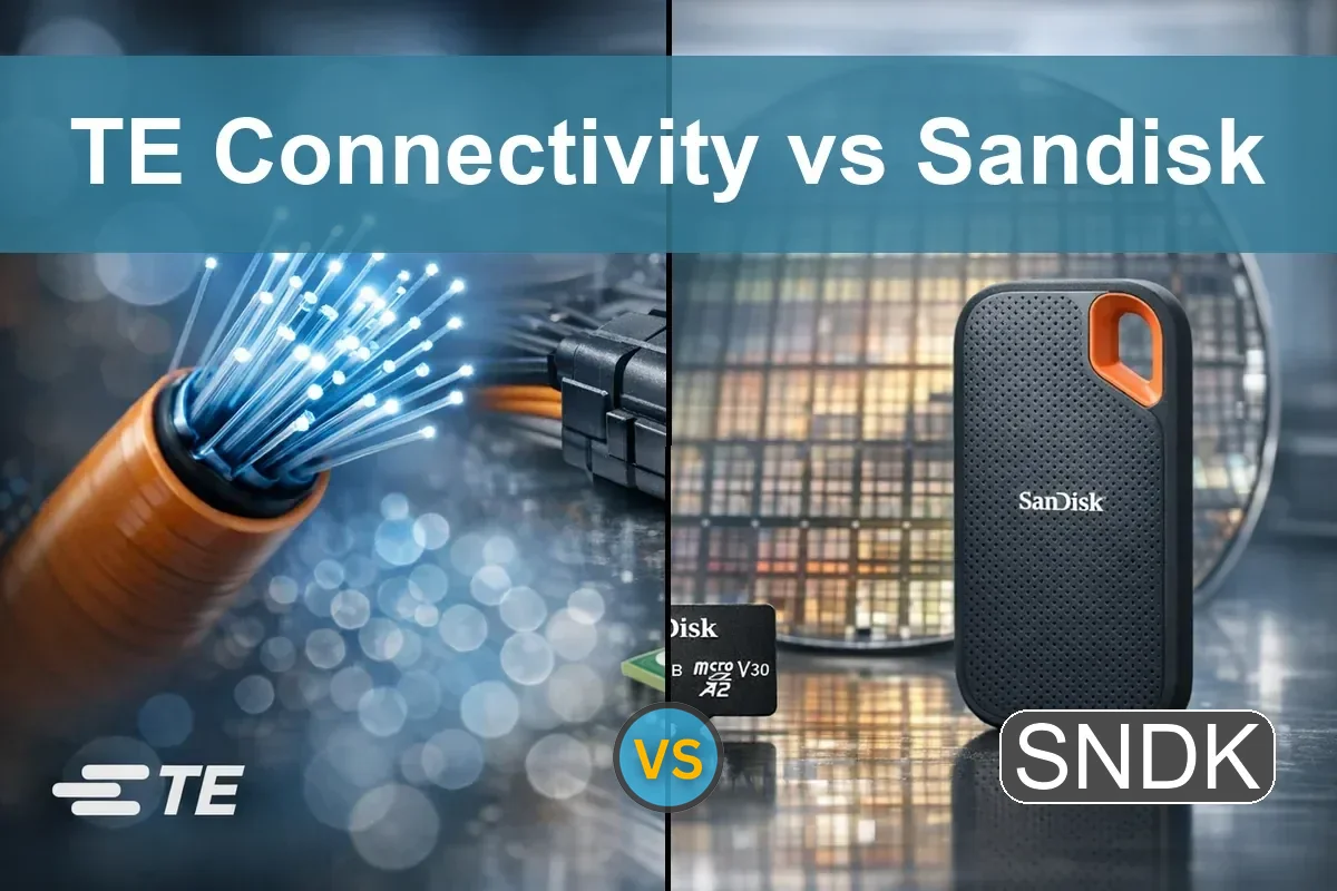 Read more about the article TE Connectivity vs Sandisk: Evaluating Growth and Volatility Risks