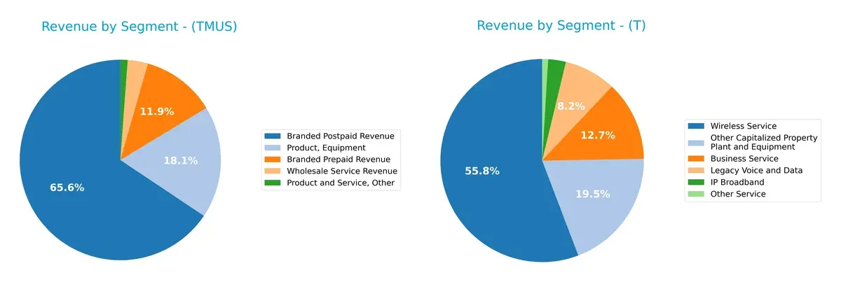 revenue by segment comparison